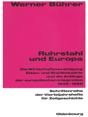 cover image of Ruhrstahl und Europa